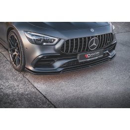 Накладка сплиттер на передний бампер на Mercedes AMG GT 53 4D Coupe